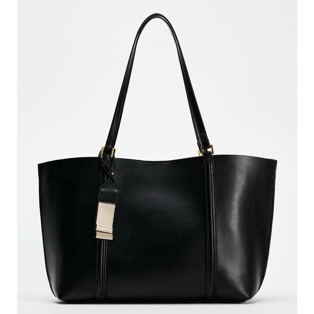 Zara Tote Bag Black - Picture 3 of 10